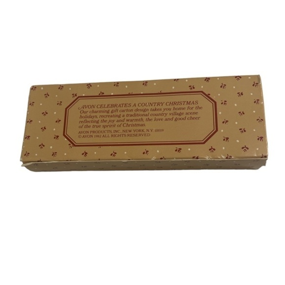 Vintage Avon Country Christmas decal soap special occasions fragrance bar NEW - Picture 9 of 10